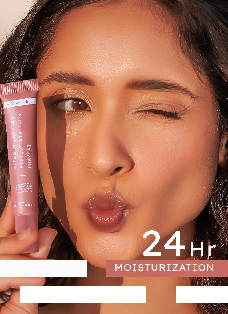 VIP HAZEL LIP BALM WITH 1% VIT E, 2% SQUALANE & PEPTIDES - 10G