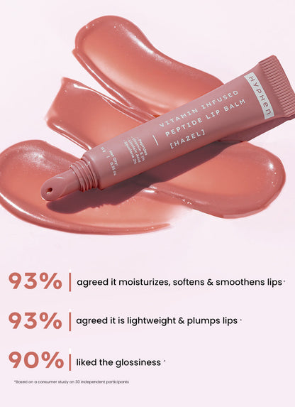 VIP HAZEL LIP BALM WITH 1% VIT E, 2% SQUALANE & PEPTIDES - 10G
