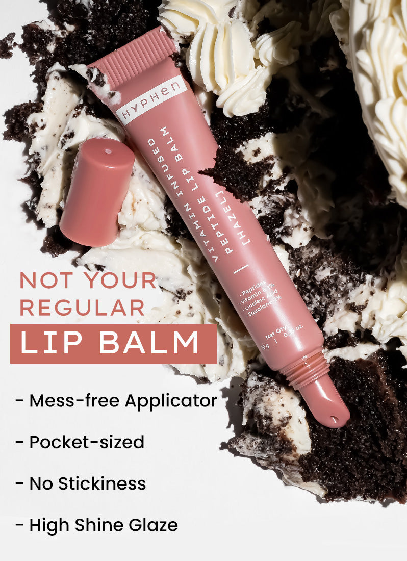 VIP HAZEL LIP BALM WITH 1% VIT E, 2% SQUALANE & PEPTIDES - 10G