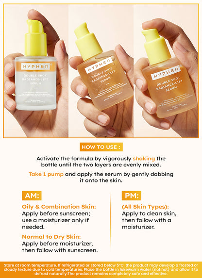 Double Shot Radiance Lift Face Serum- 30 ml