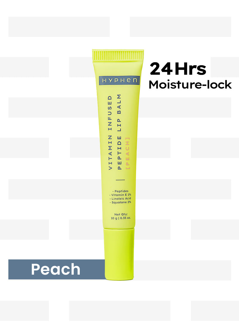 VITAMIN INFUSED PEPTIDE LIP BALM - PEACH 10G