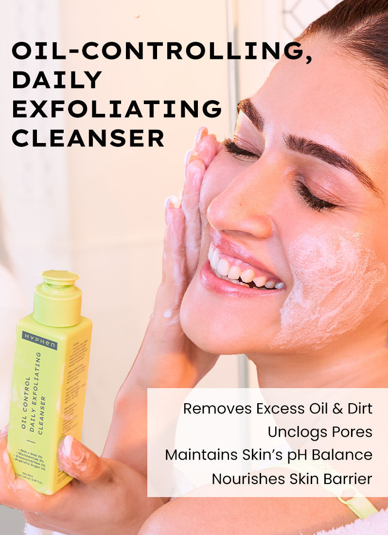 Oil Control & Exfoliating Cleanser with 2% AHA BHA - 100 ml