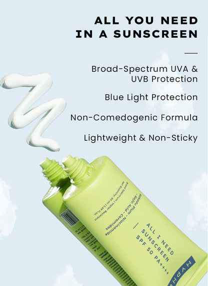 All I Need Sunscreen SPF 50 PA++++ | 50 ml