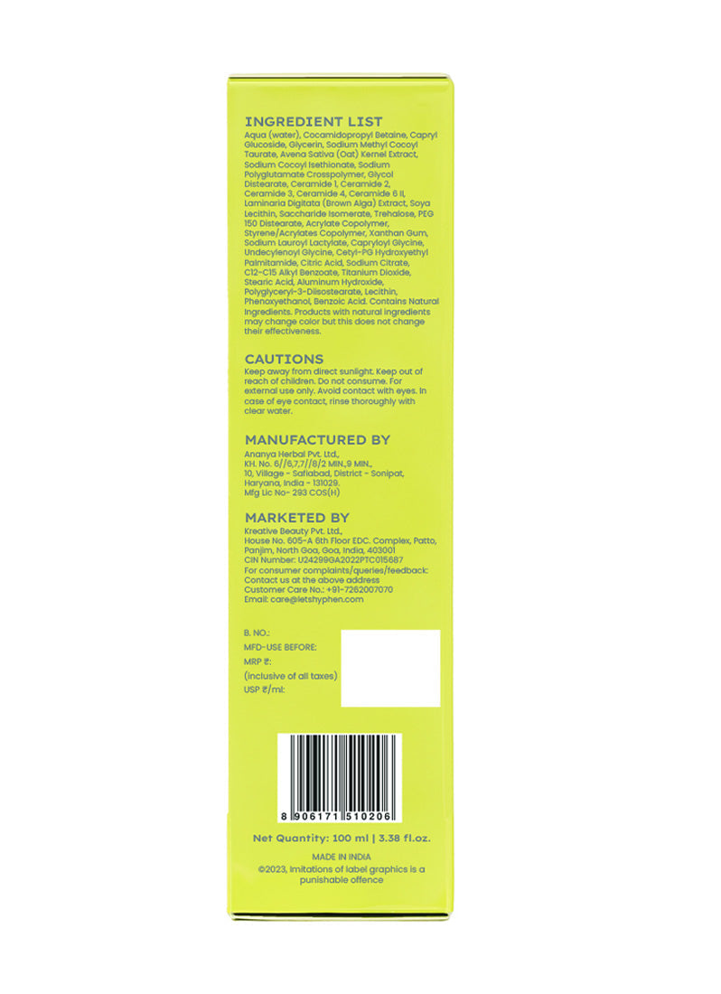 Moisturizing Cream Cleanser With Ceramides For Dry Skin - 100 ml