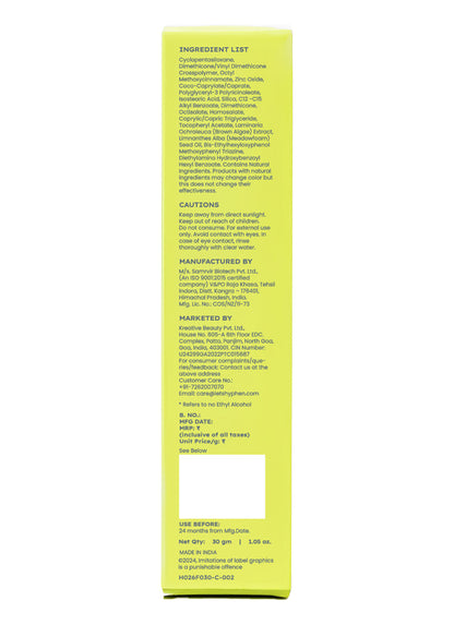 Matte Max Velvet Touch Sunscreen SPF 70+ PA++++