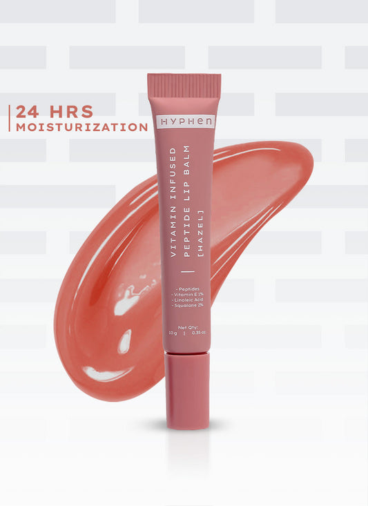 VIP HAZEL LIP BALM WITH 1% VIT E, 2% SQUALANE & PEPTIDES - 10G