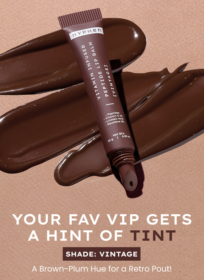 VIP VINTAGE LIP BALM WITH 1% VIT E, 2% SQUALANE & PEPTIDES - 10G