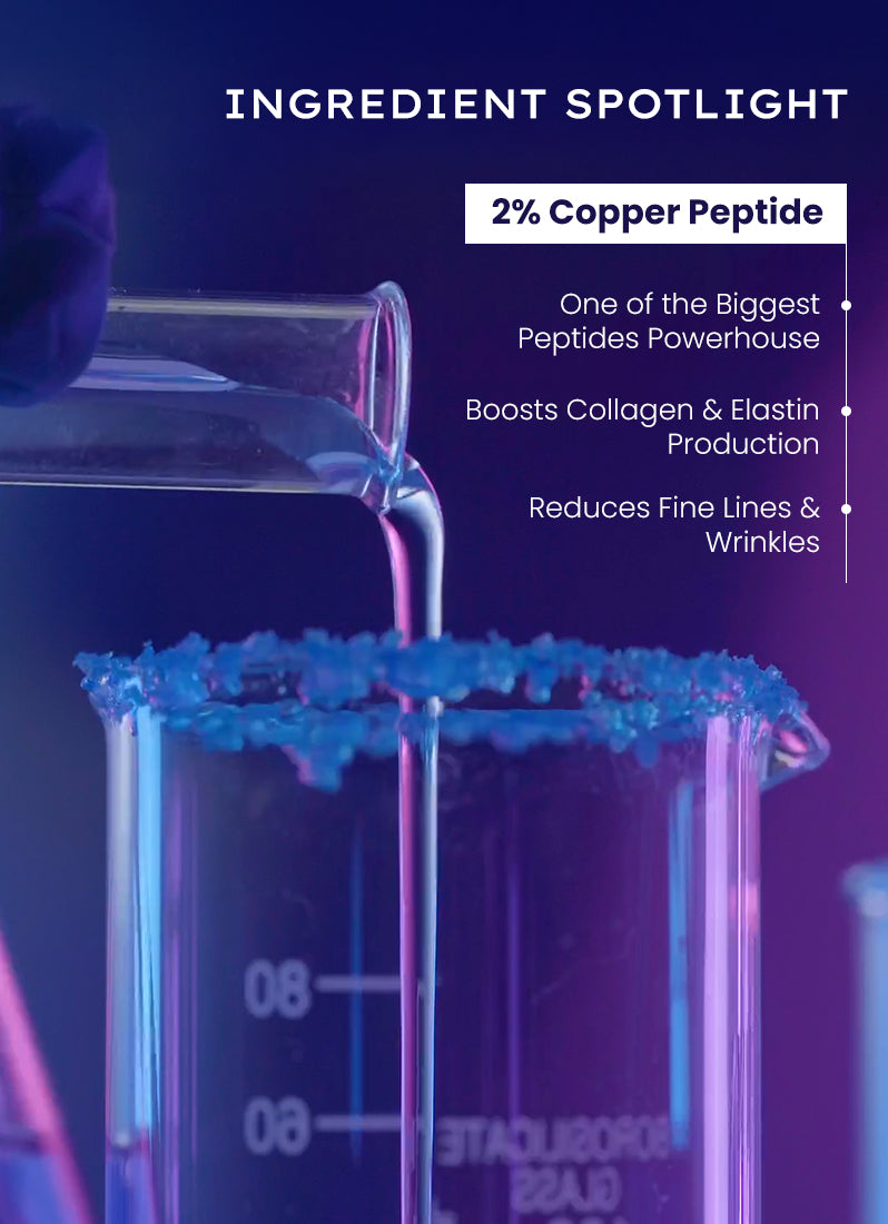 10% Peptide with 2% Copper Peptide Face Serum - 18ml