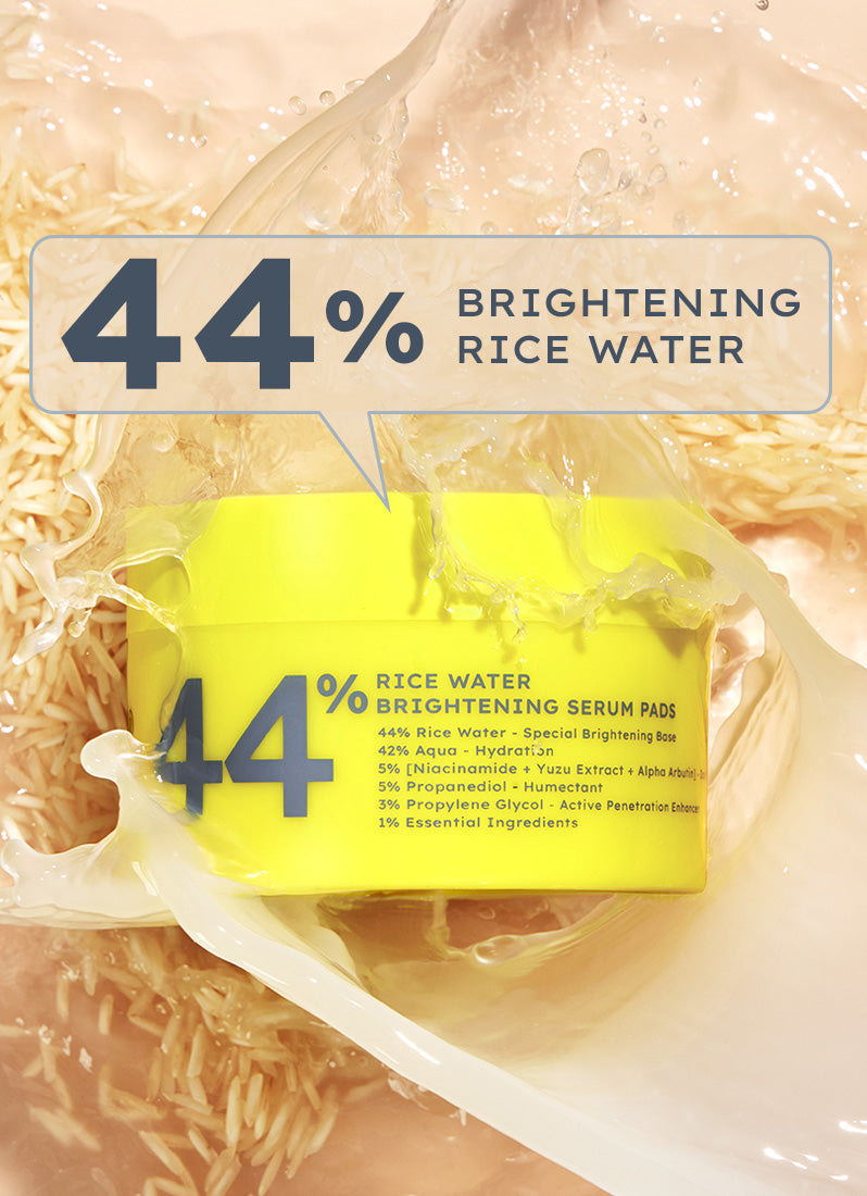 Brightening Serum Pads with 44% Rice Water - 50 pads