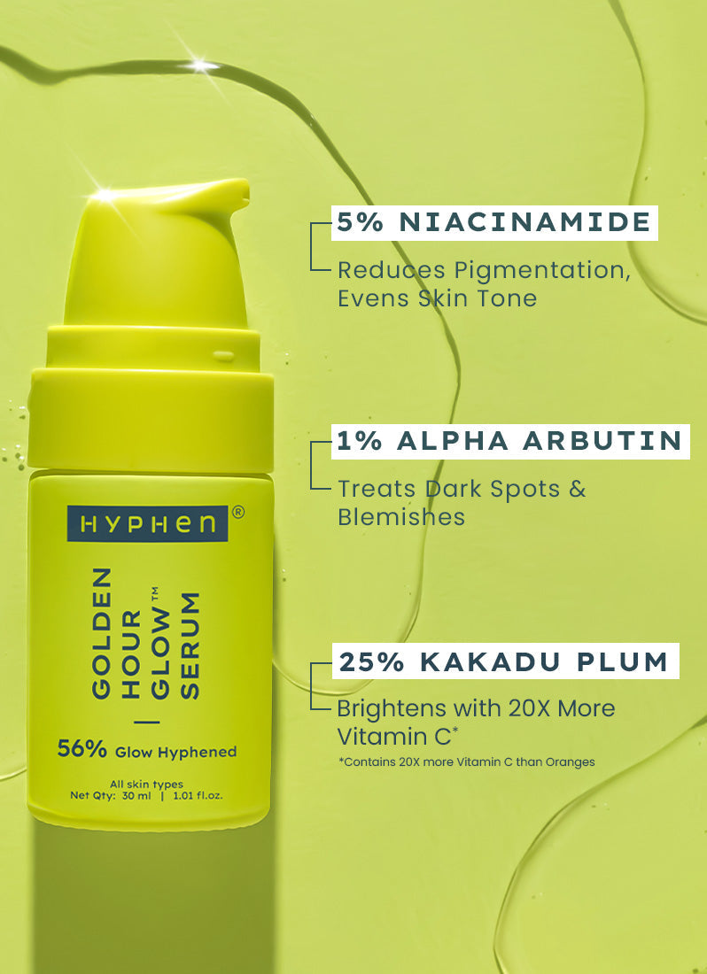 Golden Hour Glow Serum | 5% niacinamide, 1% alpha arbutin & 25% kakadu plum