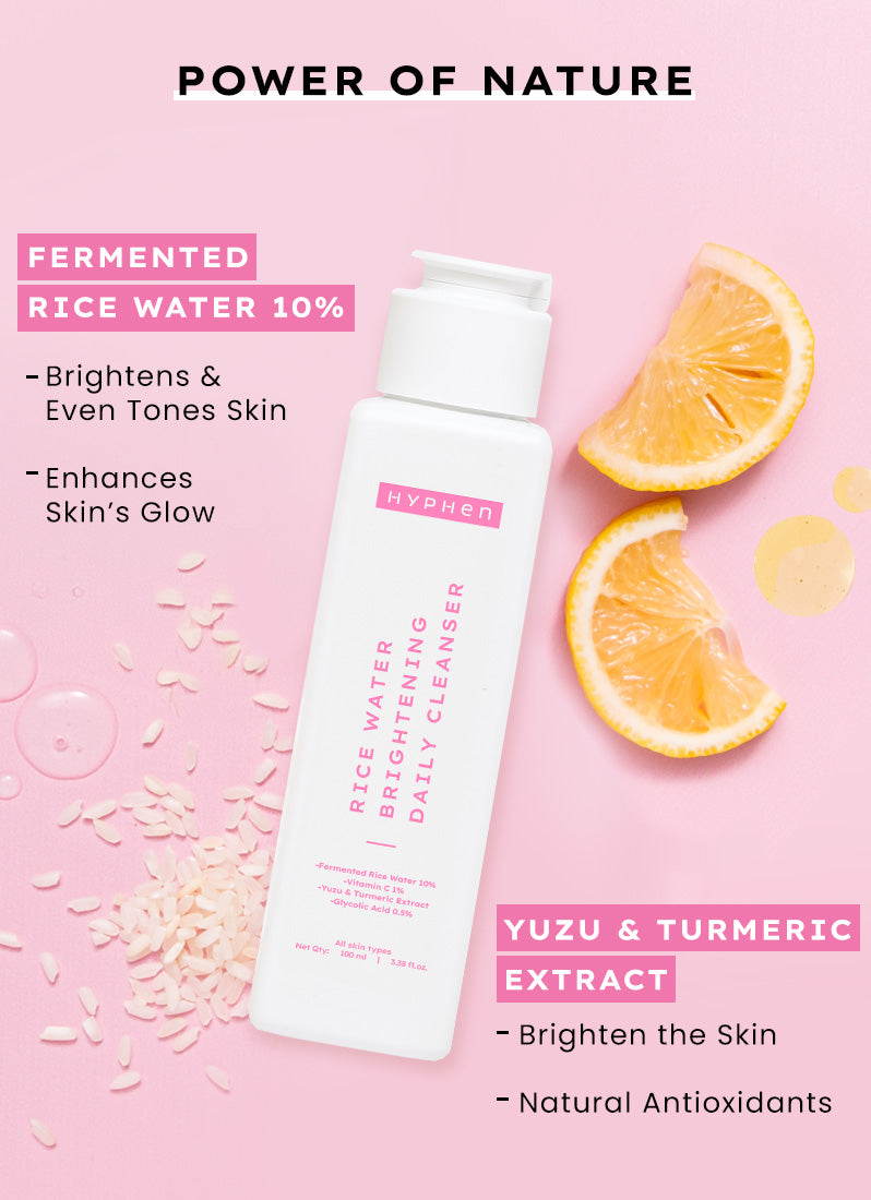 Rice Water Cleanser for Brightening