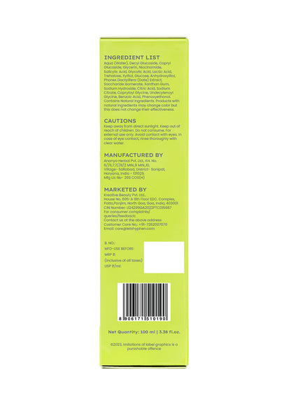 Oil Control & Exfoliating Cleanser with 2% AHA BHA - 100 ml