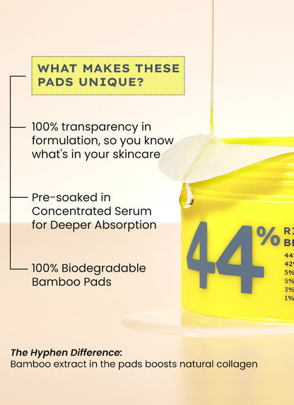 Brightening Serum Pads with 44% Rice Water - 50 pads