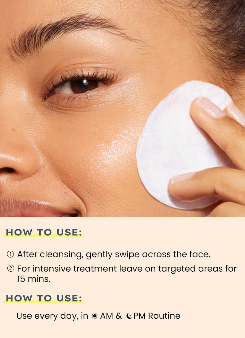 Brightening Serum Pads with 44% Rice Water - 50 pads